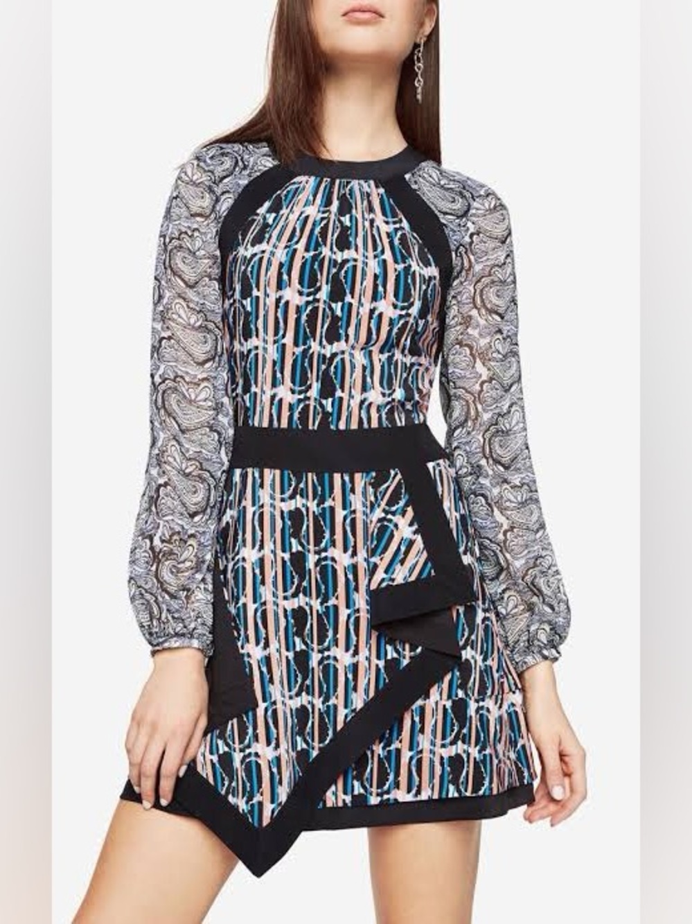 BCBGMaxAzria Tallulah paisley printed dress